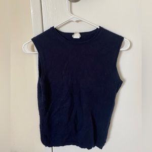 CUTEST SWEATERVEST 100% cashmere!! so so soft!! very lightly worn!!